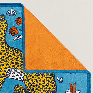 Les Leopards large beach towel | Hermès UAE